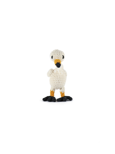 toft ed's animal mini Delilah the Cattle Egret amigurumi crochet